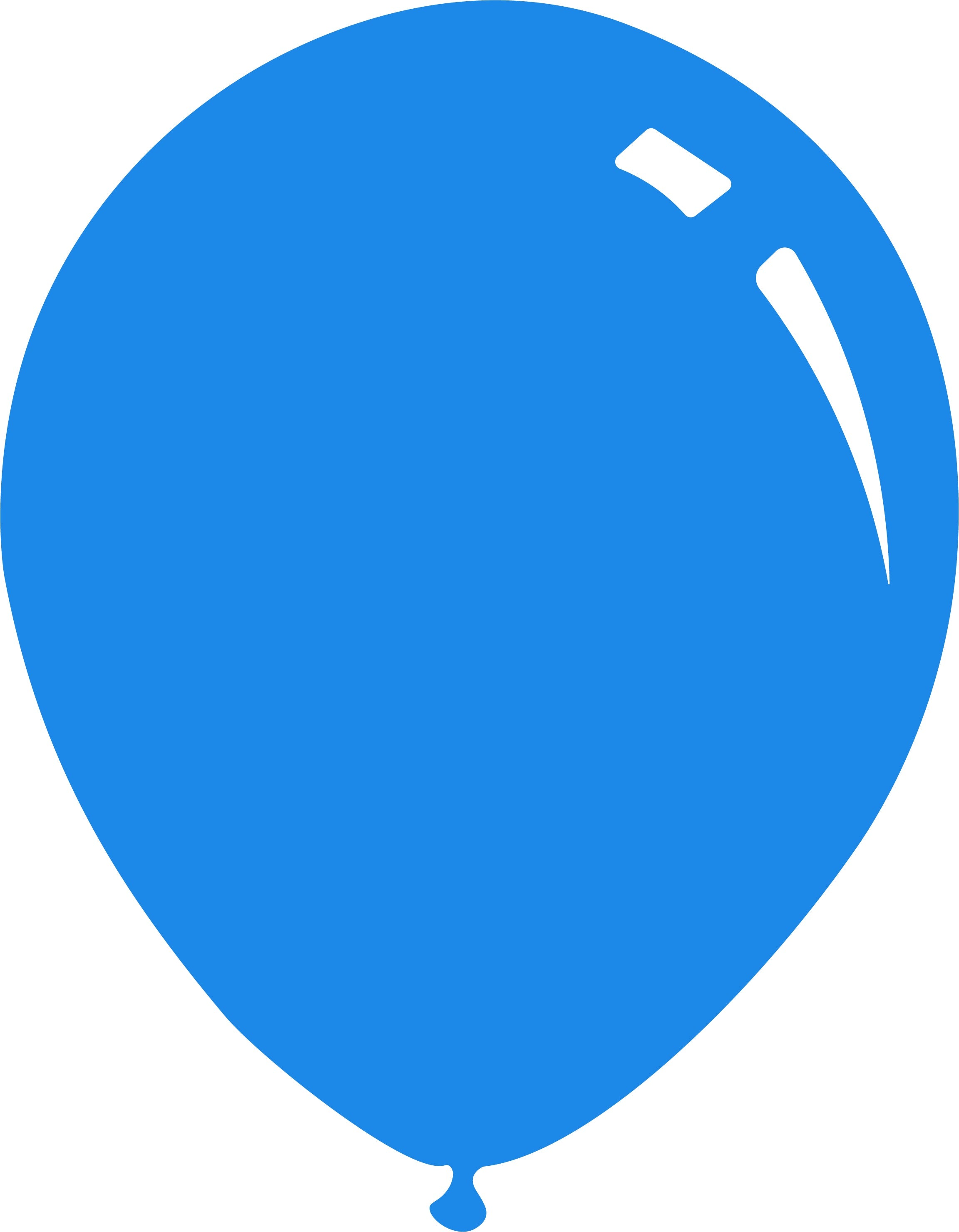 Latex Balloons Standard Medium Blue