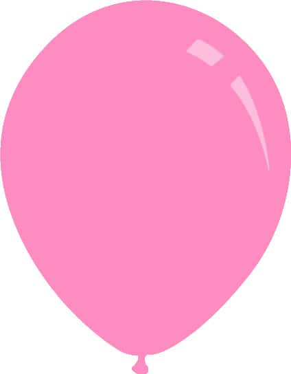A rendition of a Decomex latex balloon in the colour Pearl Metallic Hot Pink