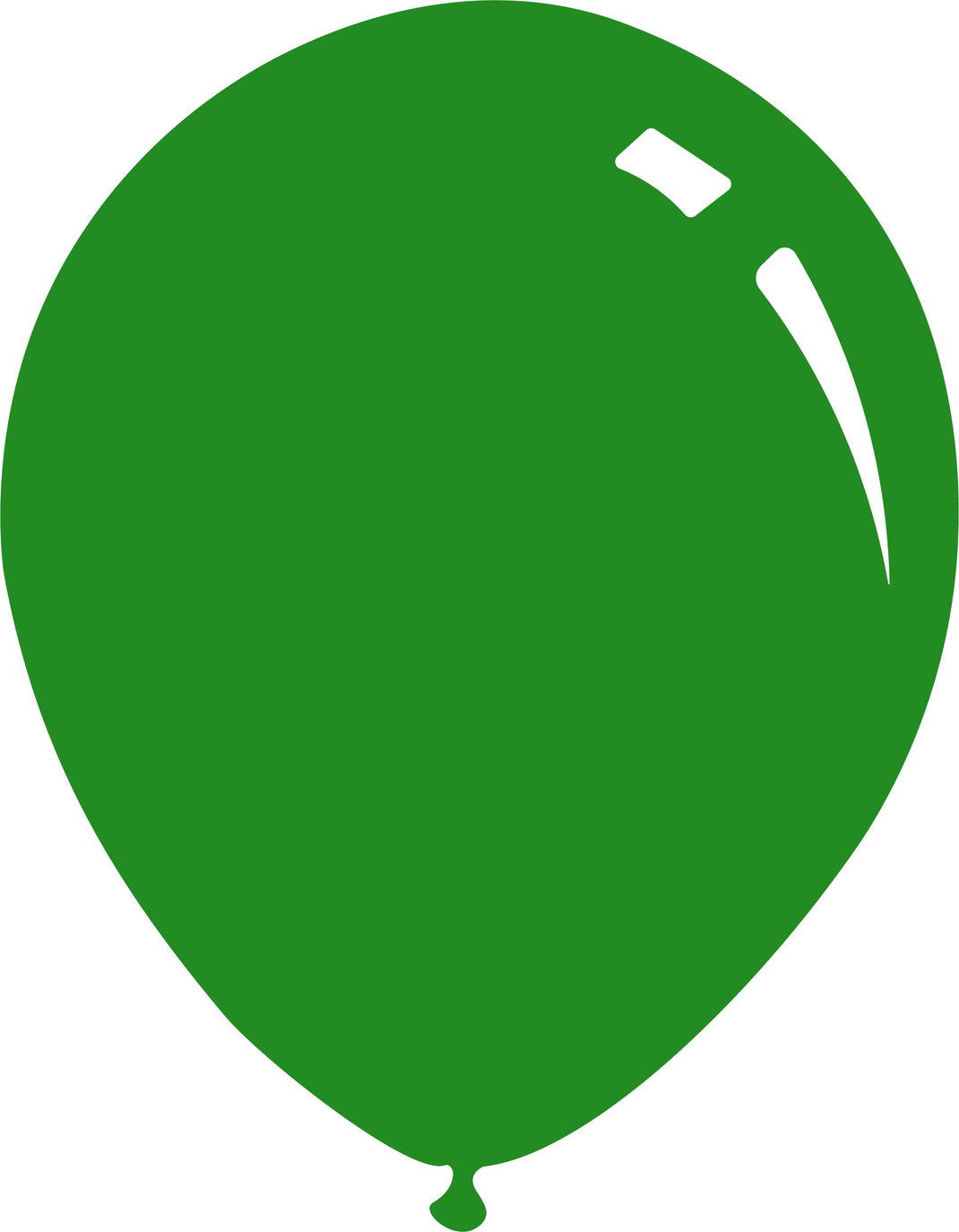 Latex Balloons Standard Forest Green