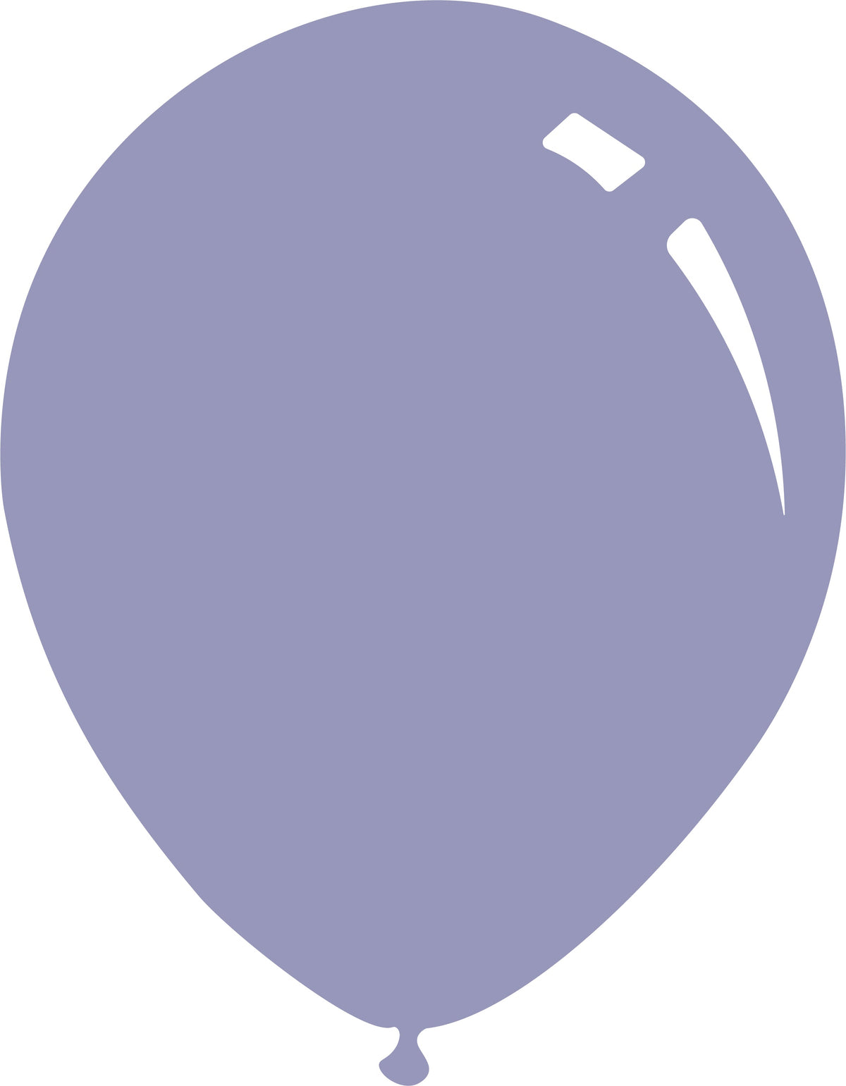 Latex Balloons Pearl Metallic Periwinkle