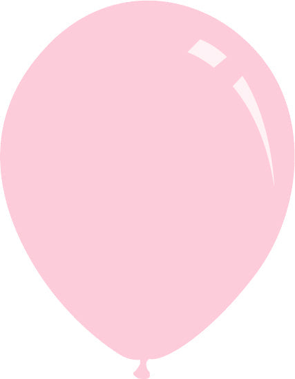 A rendition of a Decomex latex balloon in the colour Pastel Deco Taffy Pink